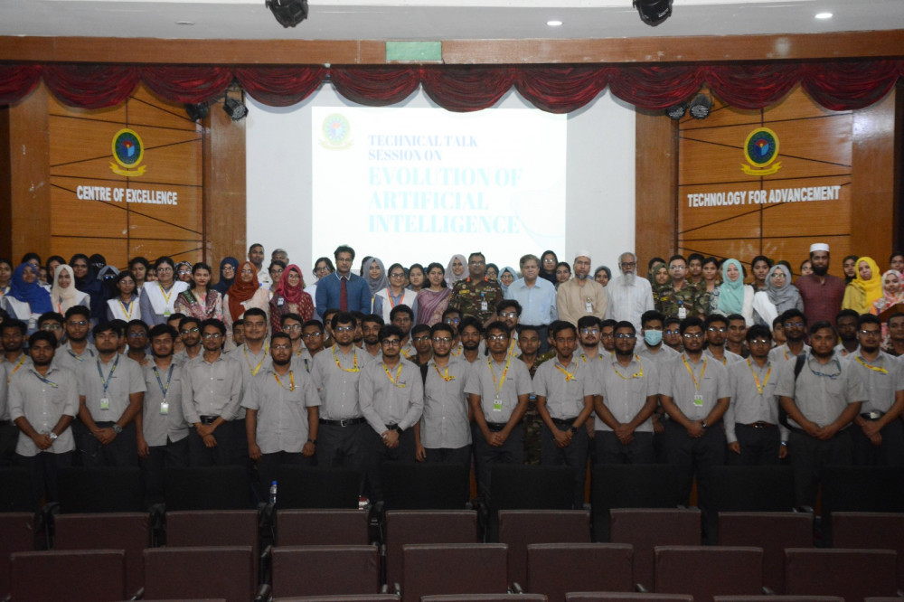 Technical Talk on "Evolution of AI" by Professor Dr. Mohammad Shahadat Hossain Held at MIST Technical Talk on the Evolution of AI Successfully Held at MIST